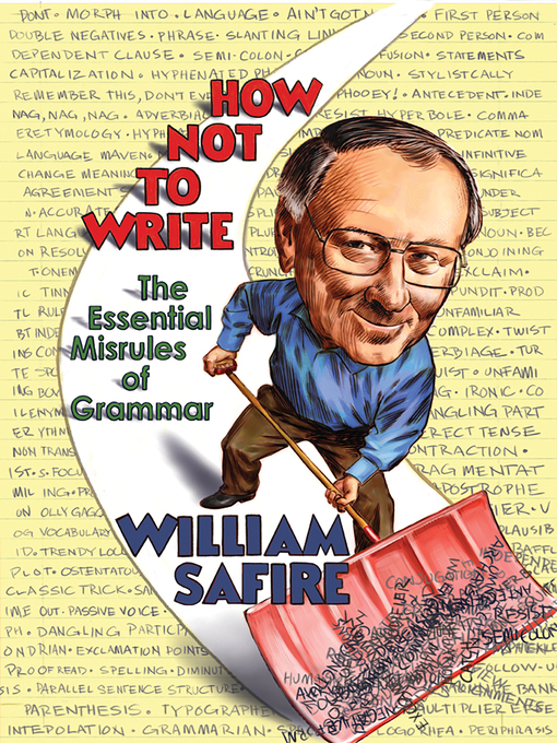 Title details for How Not to Write by William Safire - Wait list